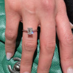Solitaire & Verlobungsring (Engagement Ring): Solitaire Emerald Step “Princess” 4-Prong Knife-Edge. Labor Diamanten, Lab Grown Diamonds. Green World Diamonds.