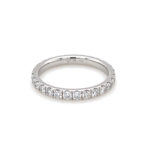 Goldschmied. Eternity Ring & Trauring (Ehering, Wedding Band). 2mm Labor Diamanten, Lab Grown Diamonds. Green World Diamonds.
