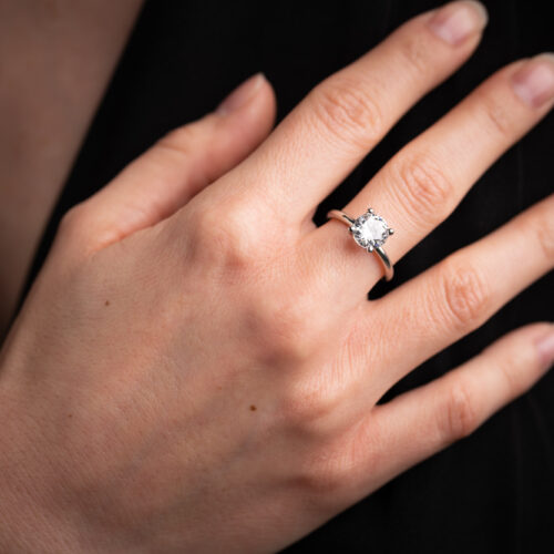 JUNGLE LIANE BUBBLE - Solitaire Ring, Verlobungring, Engagement Ring