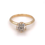 YELLOW GOLD - Solitaire - Round - PRINCESS (Foto)