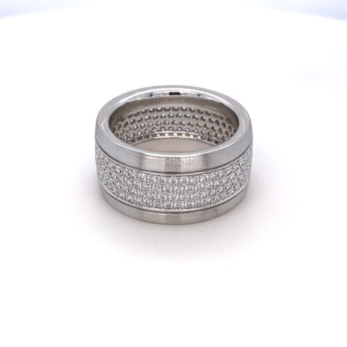 saturn - 4 row (photo)Eternity Rings | Promise Ring | Celebration Ring | Memoire Ring | Memory Ring | Alliance Ring