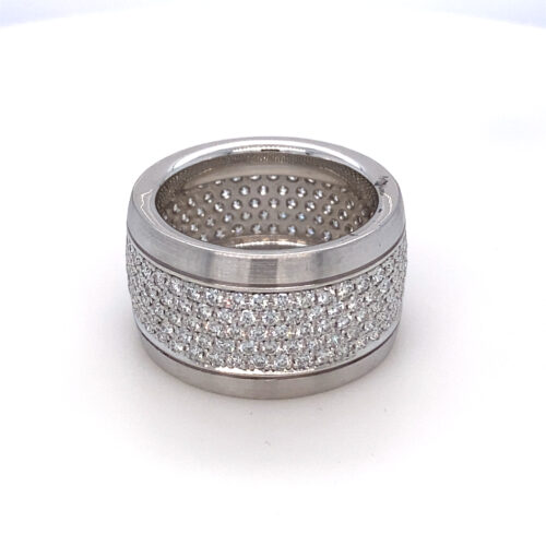 saturn - 5 row (photo)Eternity Rings | Promise Ring | Celebration Ring | Memoire Ring | Memory Ring | Alliance Ring