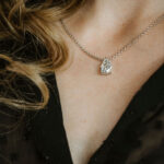 “WATERDROP / PEAR TIGER”Diamant Halskette Necklace Pendant 1
