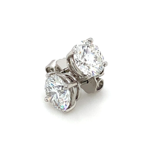 3ct total 1.5 & 1.5ct 4Bubbles 4Prong Diamant Earstuds - Foto gross
