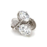 Earstuds | Ohrstecker 5ct total 2.5 & 2.5ct - Foto