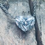 HEART TIGER Diamant Halskette Necklace Pendant - Werkstatt Foto 2