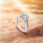 FAIRY SUMMER Verlobungsring, Engagemet Ring, Solitaire Ring