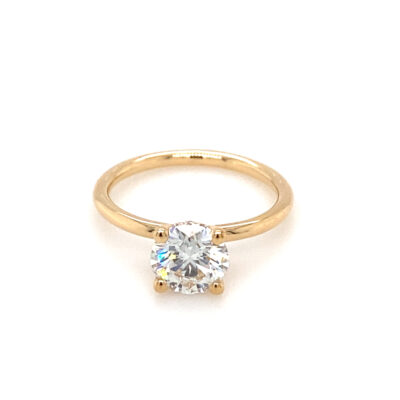 Solitaire Ring | Verlobungsring ORCHID HIDDEN HALO - Solitaire - Foto