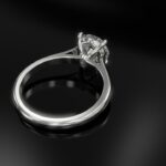 Solitaire Ring | Verlobungsring FAIRY PEPPER Brilliant 4Tiger Mini-Basket curved Cathedral 5