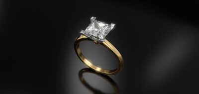 Solitaire Ring | Verlobungsring FAIRY Vanilla 4-VProng Knifedge