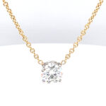 Diamant Halskette 4BUBBLE FIX Necklace Bicolor Gelbgold & Whitegold