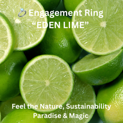 Solitaire Ring | Verlobungsring, Engagement Ring EDEN LIME OVAL Hidden Halo Round lower Underbezel Tiger Claws Mini-Basket