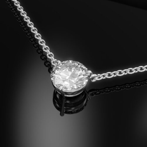 EDEN 3TIGER CLAWS FIX Necklace - Pendant Diamant Halskette 1