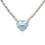 HEART TIGER Diamant Halskette Anhänger Necklace Pendant 1